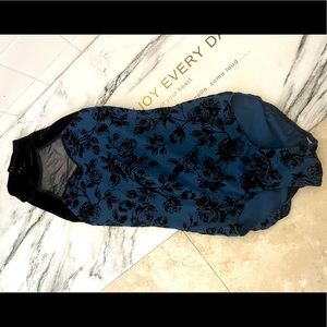 Eleve dancewear Elsa style with high halter neckline with a sweetheart front